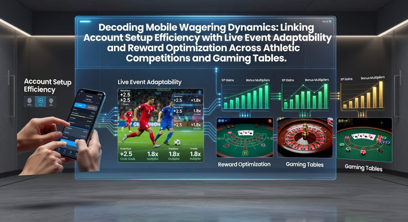 Mobile Wettplattformen zeigen effiziente Registrierungsprozesse und Echtzeit-Anpassungen während sportlicher Wettkämpfe