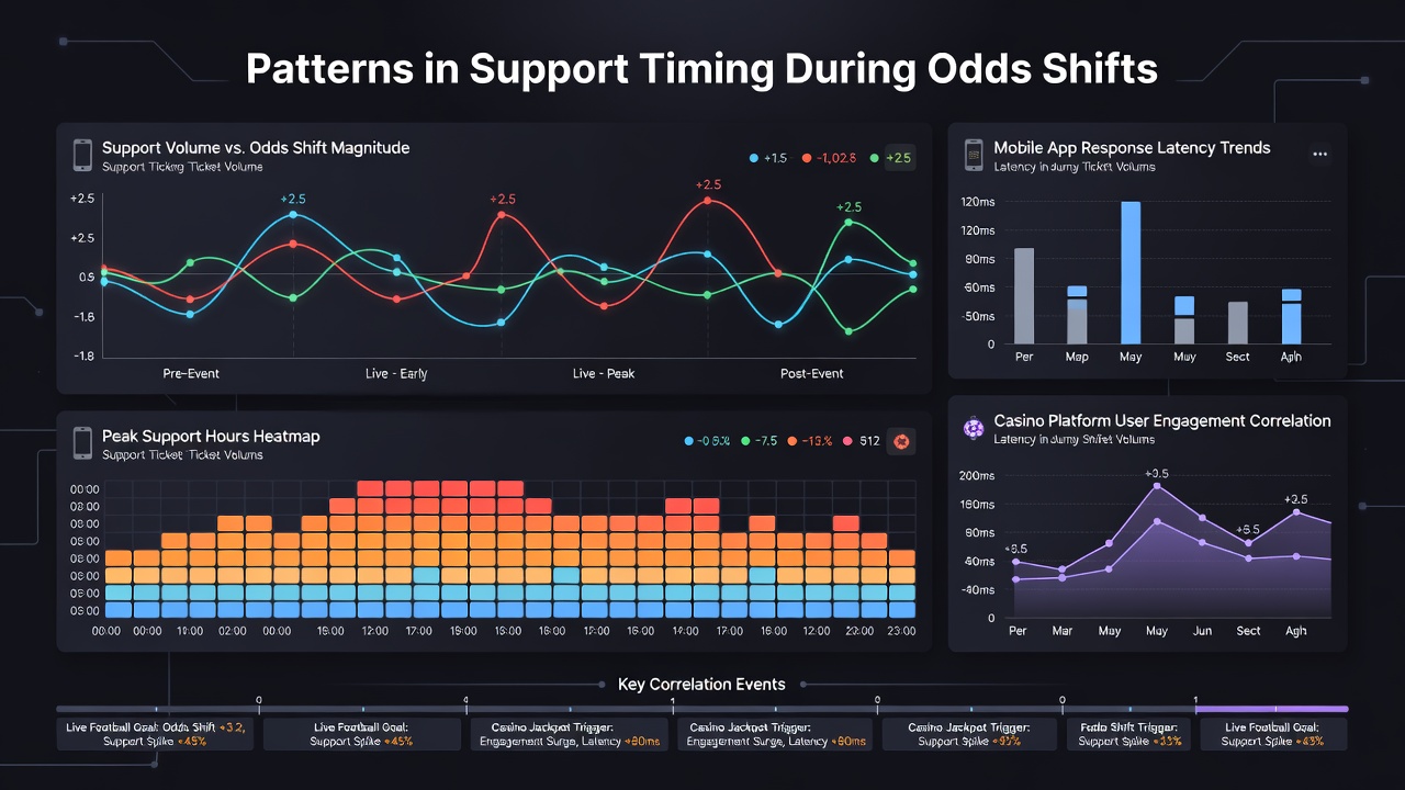 Visualisierung von Support-Timing-Daten und Quotenfluktuationen in mobilen Casino-Apps